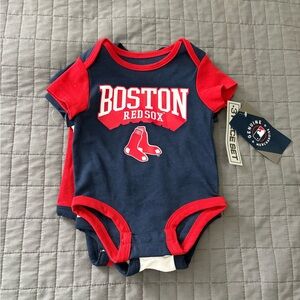 NWT Boston Red Sox Baby Onesies (0-3 months)